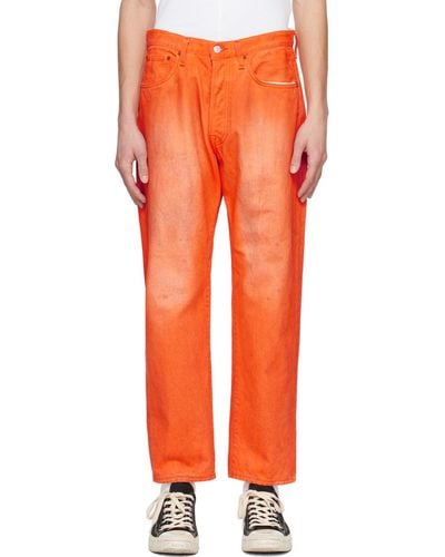 Acne Studios Relaxed-Fit Jeans - Orange
