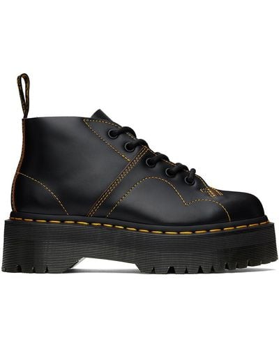 Dr. Martens Church Platform Monkey Derbys - Black