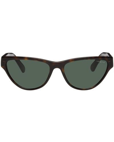 Vogue Eyewear Tortoiseshell Hailey Bieber Edition Sunglasses - Green