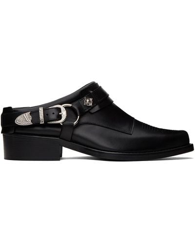 Toga Virilis Leather Loafers - Black