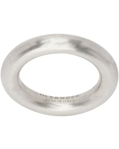 Jil Sander Classic Ring - White