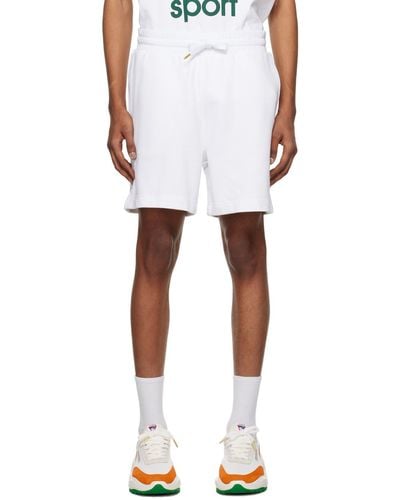 Casablancabrand White Casa Sport Shorts