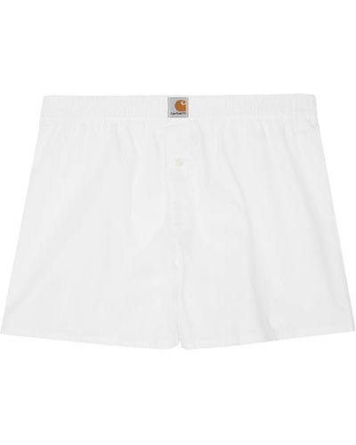 Carhartt Boxer blanc en coton - Noir