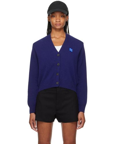 Adererror Significant Trs Tag Cardigan - Blue