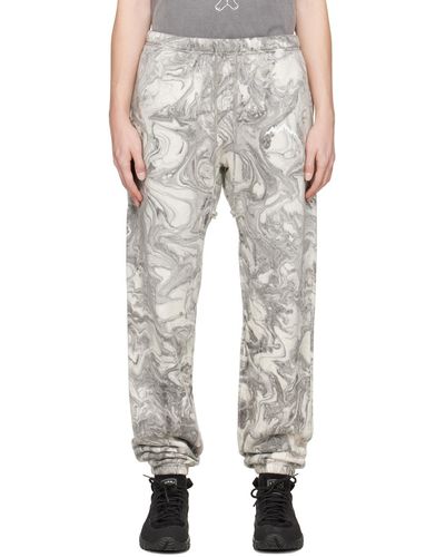 Afield Out Marble Tie-dye Lounge Trousers - White