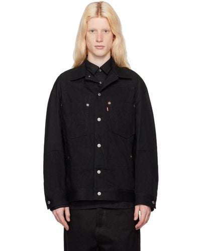 Junya Watanabe Levi's Edition Denim Jacket - Black