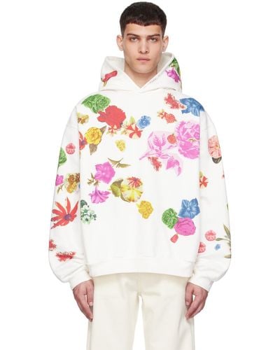 Marni Off- Floral Hoodie - Multicolour