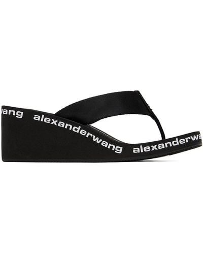 Alexander Wang Wedge Sandals - Black