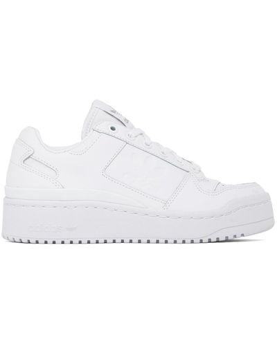 adidas Originals White Forum Bold Sneakers - Black