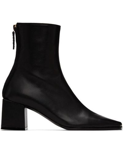 Reike Nen Cube Heel Basic Boots - Black