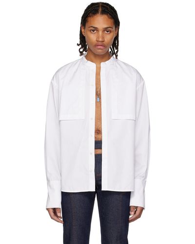 K.ngsley Ssense Exclusive Murray Shirt - White
