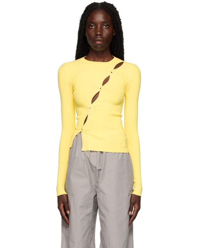 Paris Georgia Basics T-shirt à manches longues lola jaune exclusif à ssense - Orange