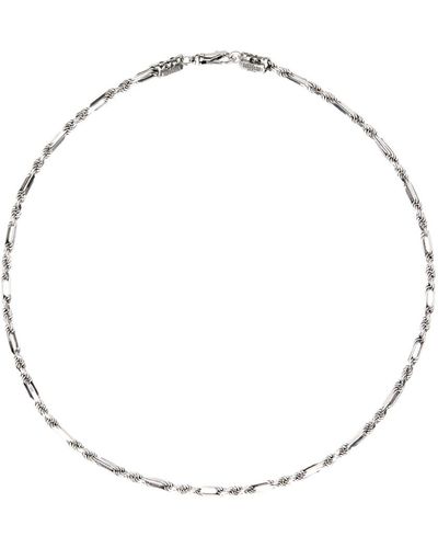 Emanuele Bicocchi Figaro Rope Chain Necklace - Metallic