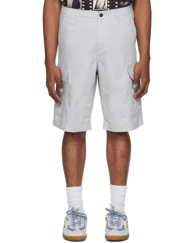 Carhartt Regular Cargo Shorts - White