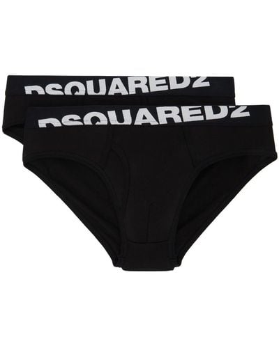 DSquared² Two-pack Black Briefs