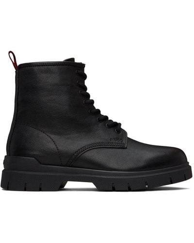 Hugo boss boots clearance sale