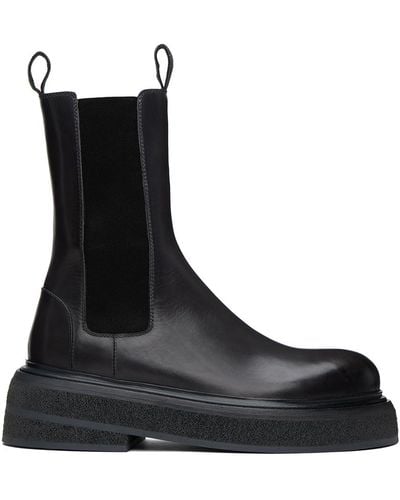 Marsèll Gray Zuccone Chelsea Boots - Black