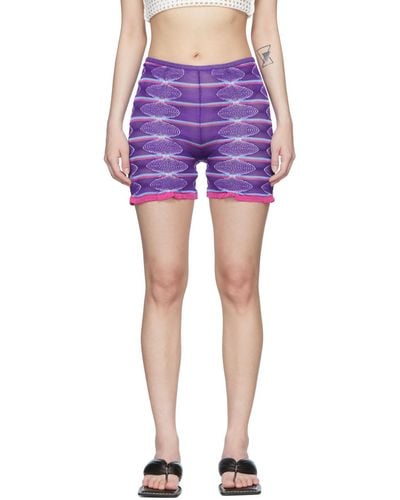 GIMAGUAS Ssense Exclusive Shorts - Purple