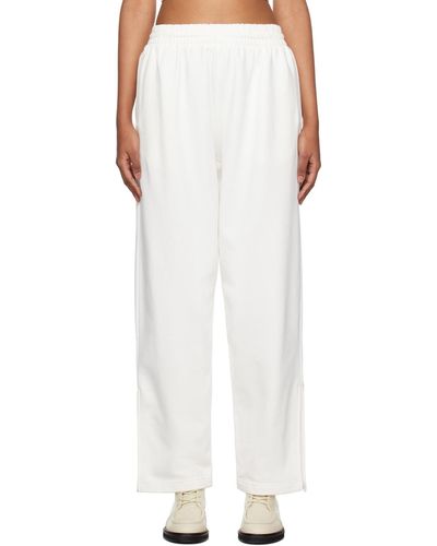 Wardrobe NYC Pantalon de survêtement blanc cassé édition hailey bieber