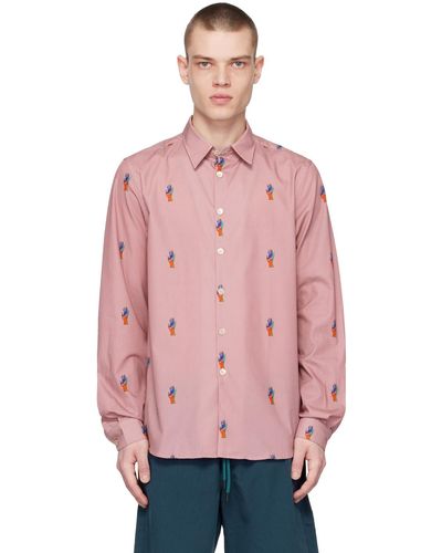 PS by Paul Smith Print Shirt - Pink