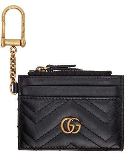 Gg marmont 2.0 matelassé leather card case sale