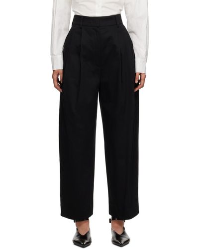 RECTO. Curved Trousers - Black