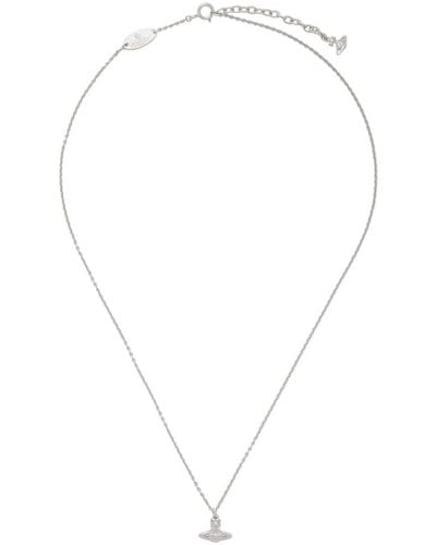 Vivienne Westwood Silver Oslo Pendant Necklace - Metallic