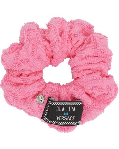 Versace Pink Dua Lipa Edition Jacquard Scrunchie