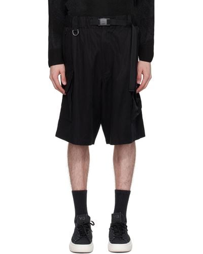 Y-3 Washed Shorts - Black
