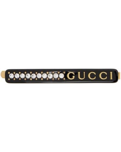Gucci ヘアクリップ - ブラック