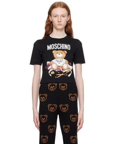 Moschino Teddy Bear Tシャツ - ブラック