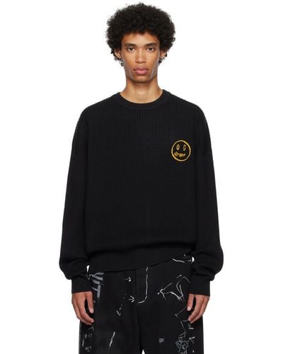 Drew House Embroide Sweater - Black