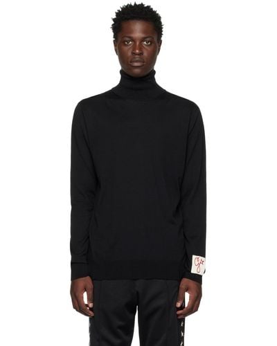 Golden Goose Black Patch Turtleneck