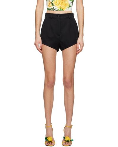 Dolce & Gabbana High-rise Shorts - Black