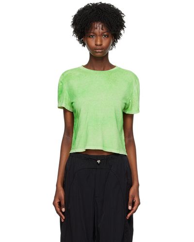 NOTSONORMAL Micro t-shirt vert