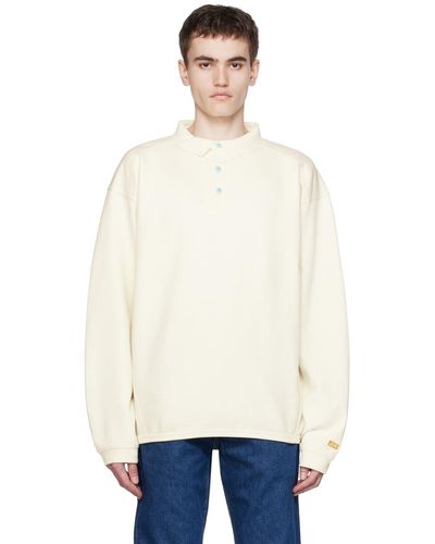Levi's Off-white Rugby Polo - Natural
