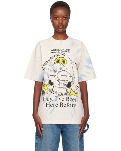 ONLINE CERAMICS Off-white 'wheel Of Life' T-shirt - Multicolor