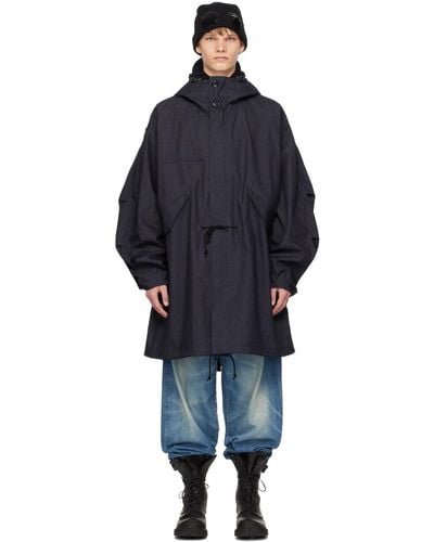 Junya Watanabe C.p. Company Edition Denim Coat - Black