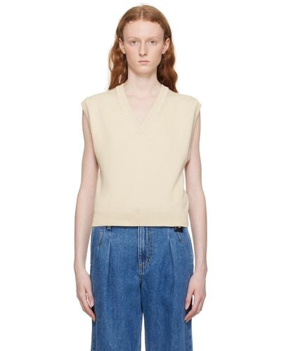 WOOYOUNGMI Cropped Vest - Blue