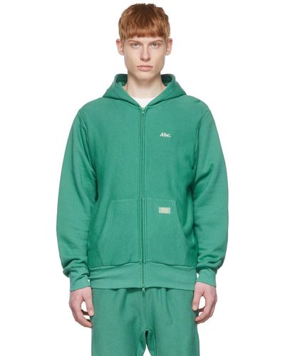 Advisory Board Crystals Cotton Hoodie - Green