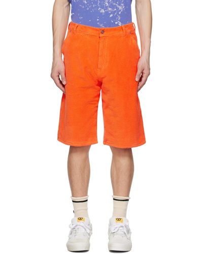 ERL Three-pocket Shorts - Orange