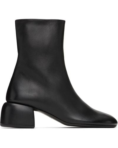 Marsèll Black Zip-up Boots