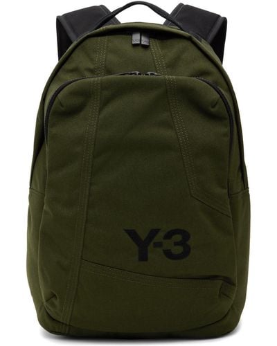 Y-3 Khaki Classic Backpack - Green