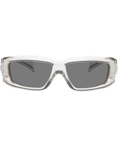 Rick Owens Transparent Rick Sunglasses - Black