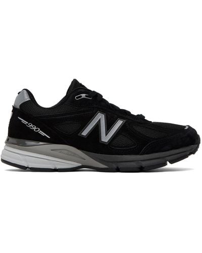 New Balance Made In Usa 990v4 Trainers - Black