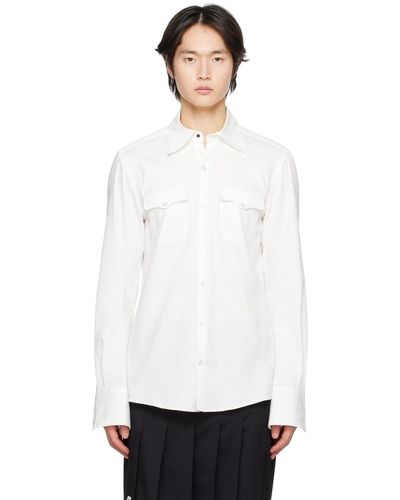 KOZABURO Slim-fit Shirt - White