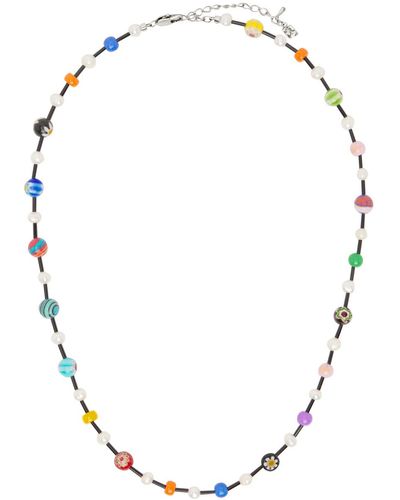 Adererror Color Beaded Necklace - Multicolor