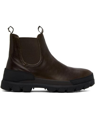 Polo Ralph Lauren Brown Oslo Chelsea Boots - Black