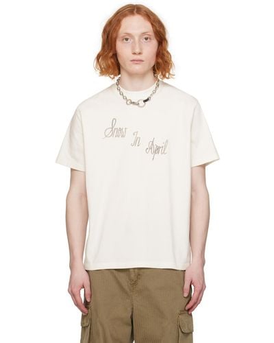 Our Legacy Off-white Box T-shirt
