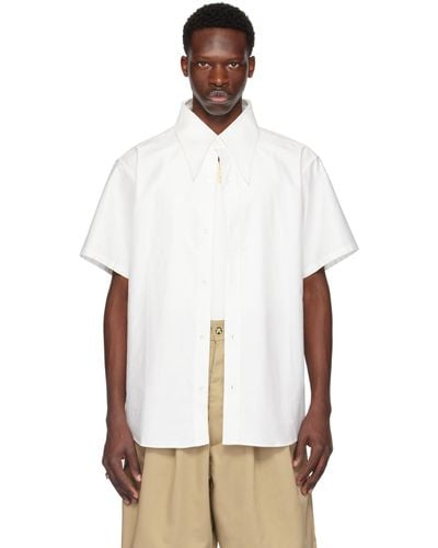 Willy Chavarria Point Collar Shirt - White